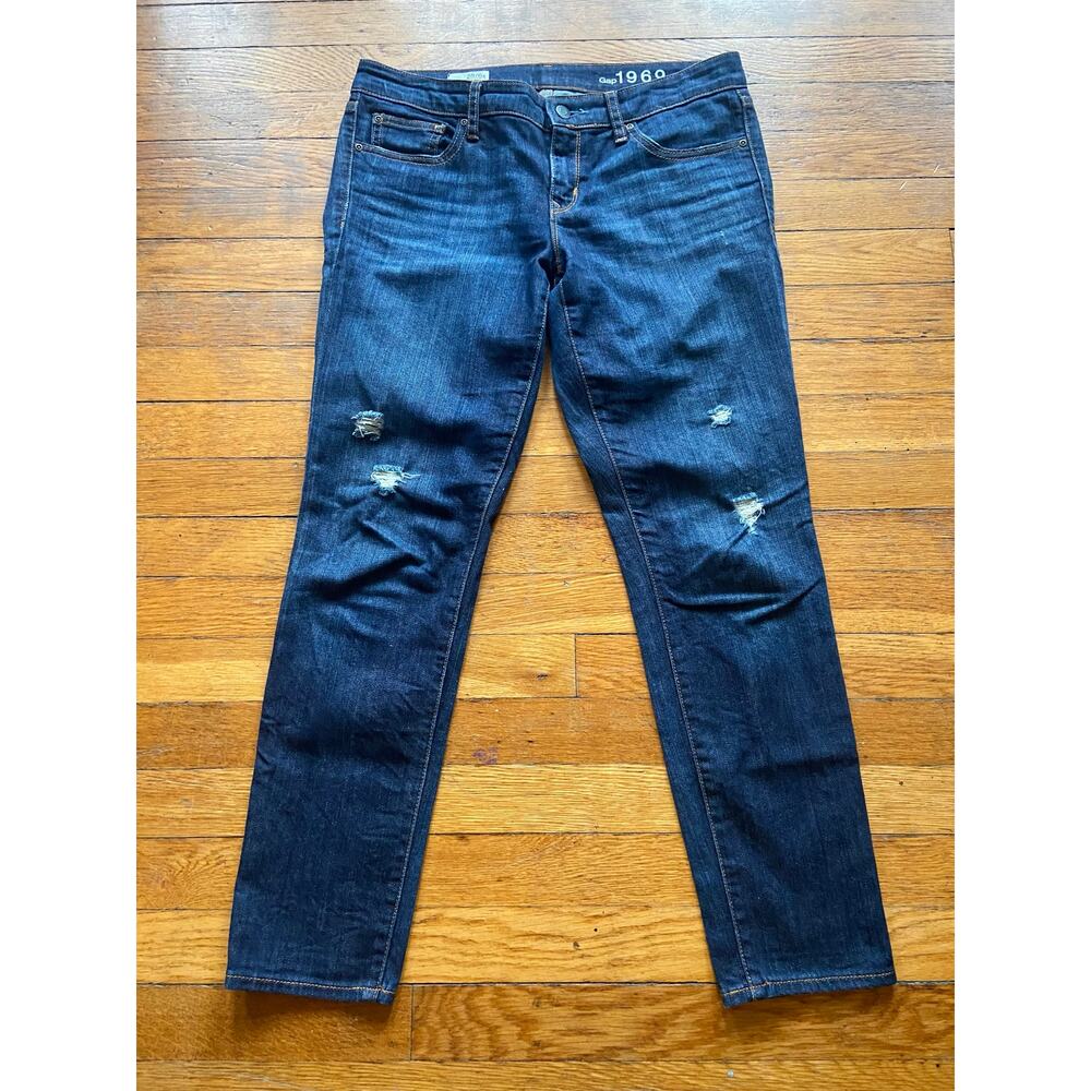 GAP 1969 'Always Skinny' Distressed Jeans sz 28/6a